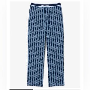 Lacoste monogram woven pajama pants